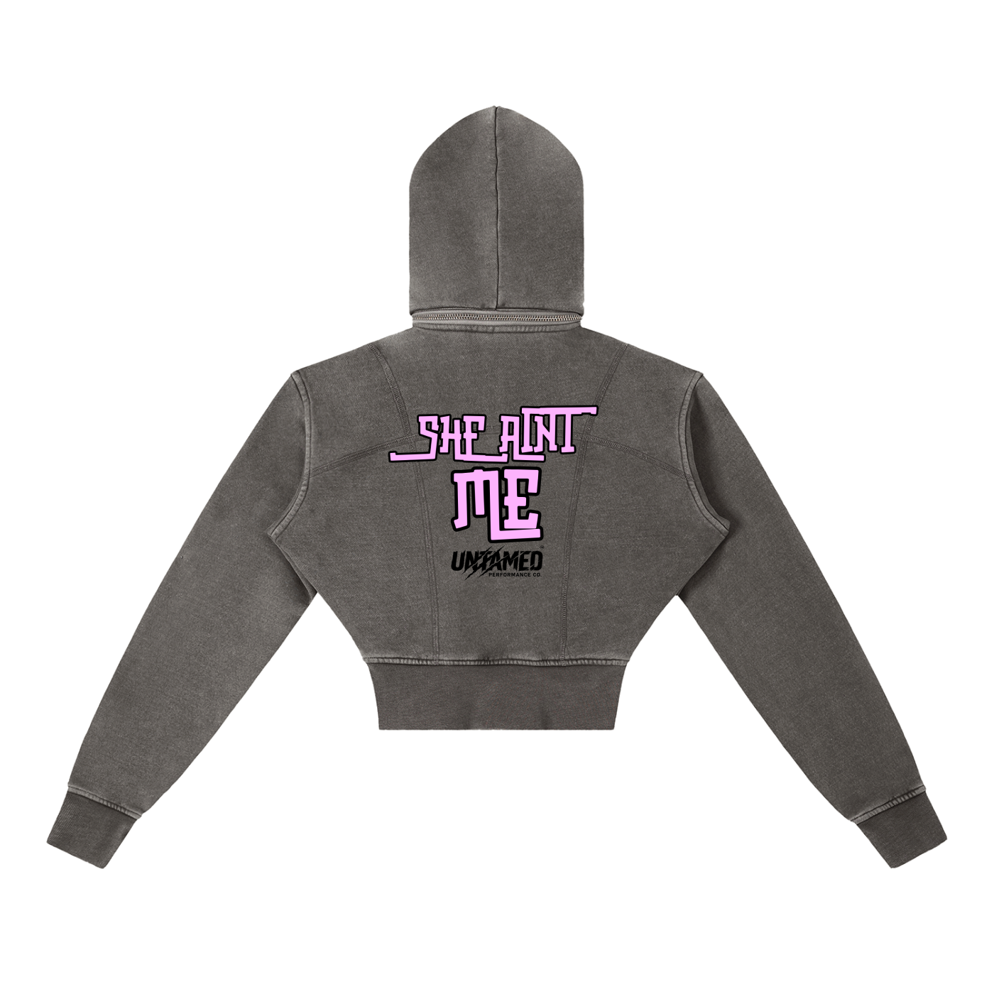 🔥The "Icon" Cropped Zip Hoodie | Vintage Patchwork Essential