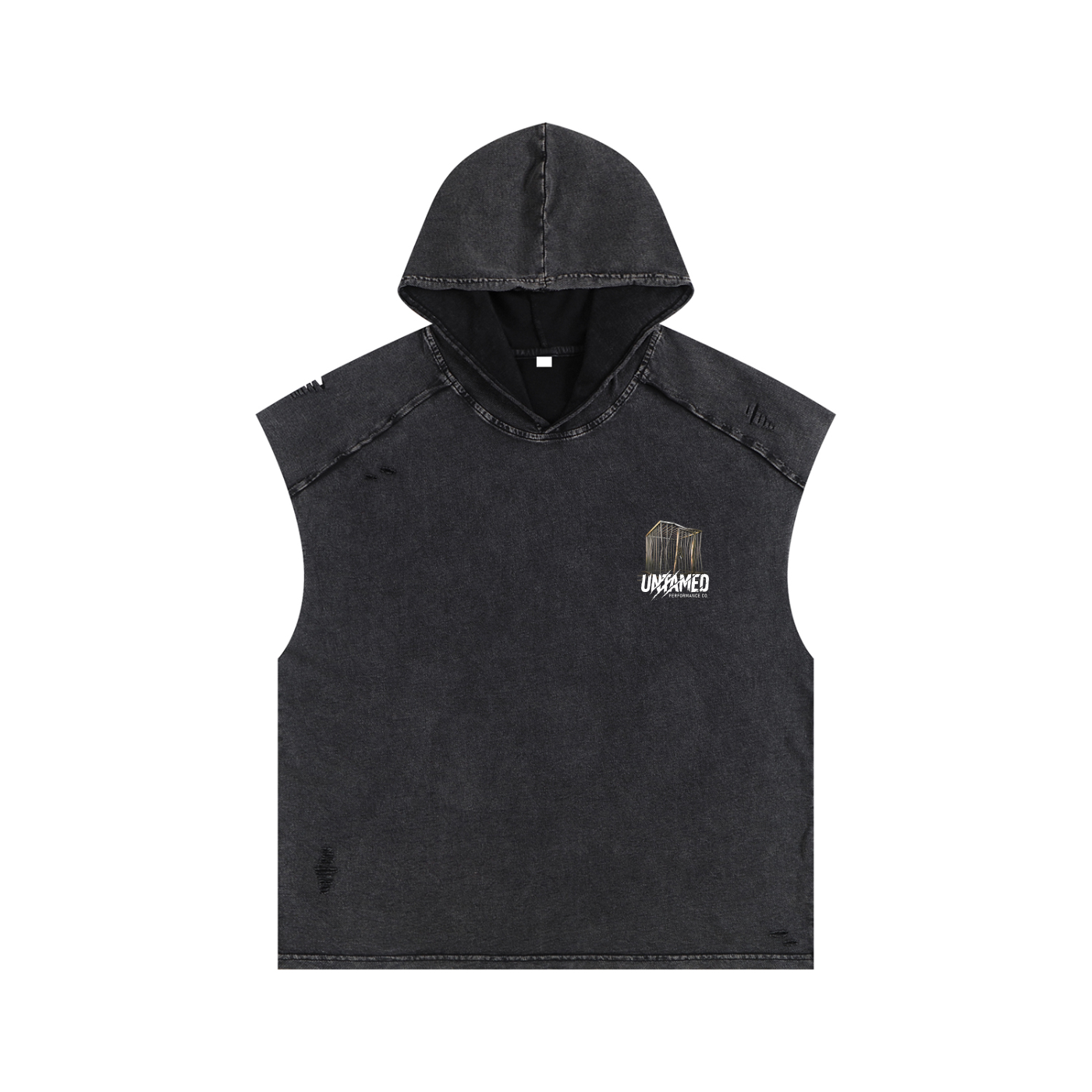 🔥The "Muscle" Streetwear Hoodie | 270 GSM Raw Edge Tank