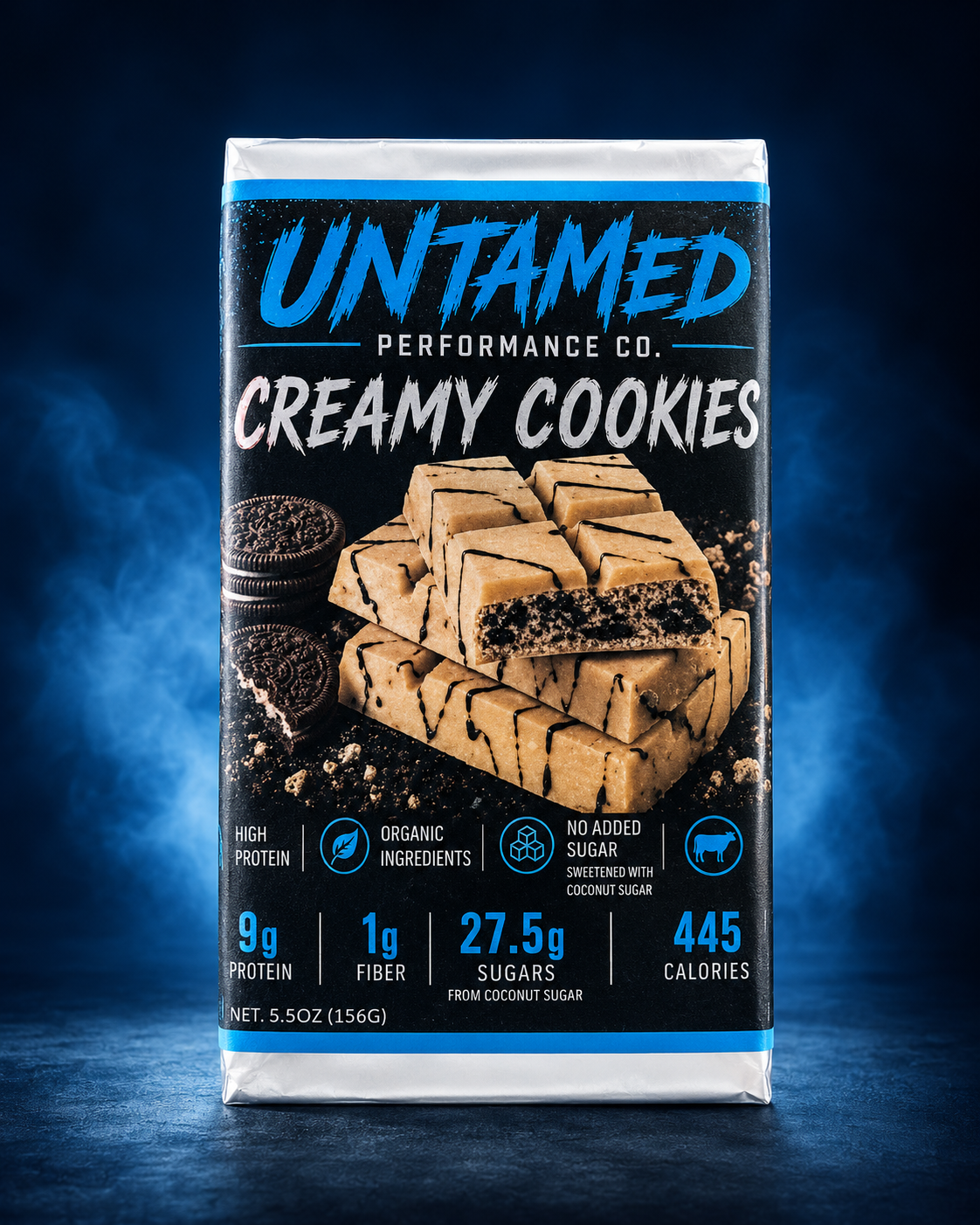 CREAMY COOKIES Filled Protein Bar 🍪💙
