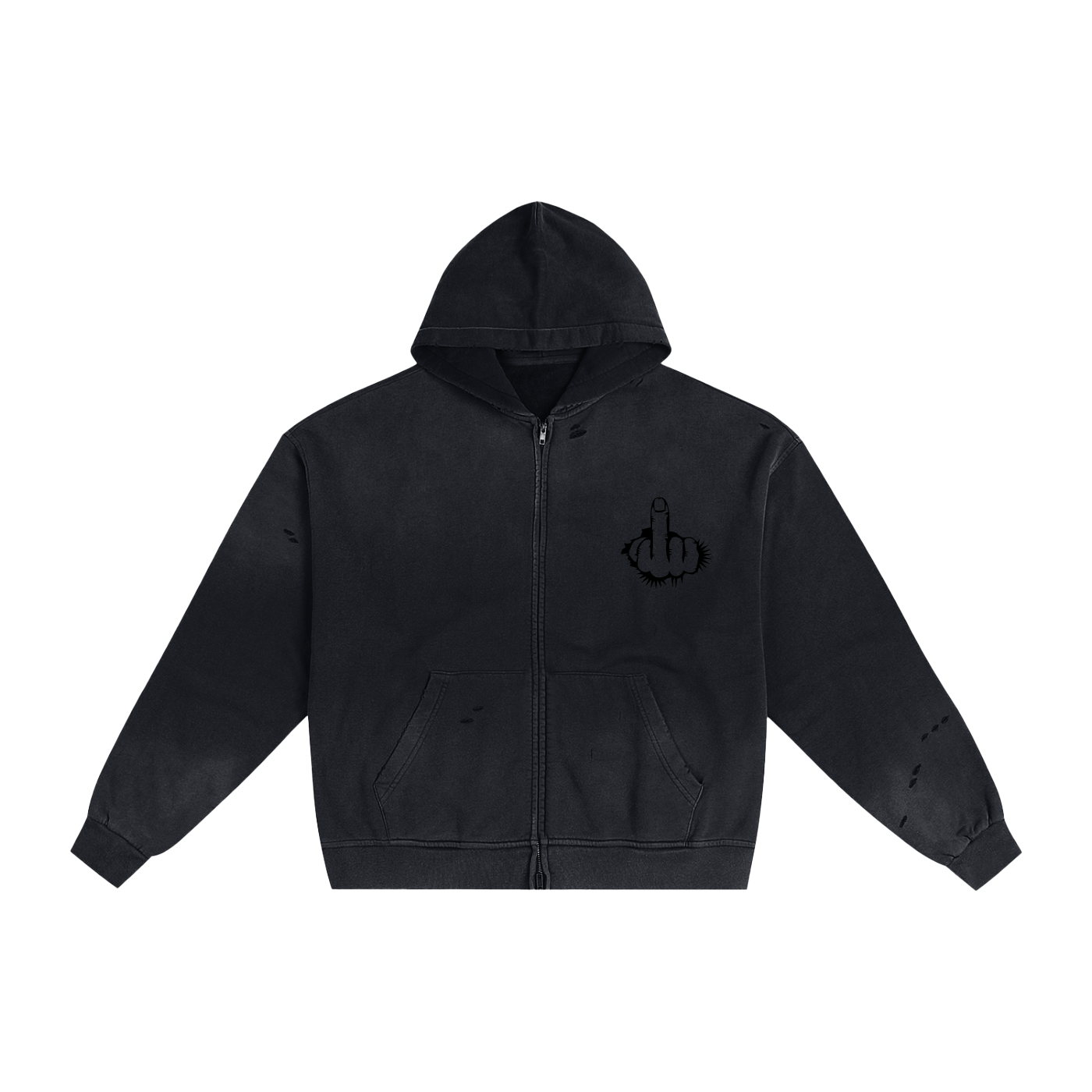 🔥Artisanal Vintage Washed Hoodie | Oversized Drop Shoulder Fit