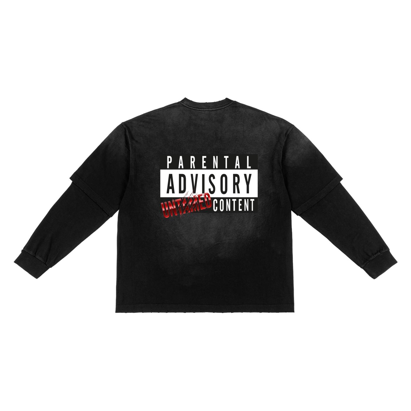 🔥Hand-Distressed Oversized Long Sleeve | 100% Heavyweight Cotton