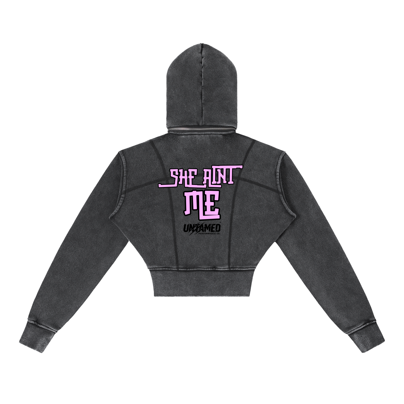 🔥The "Icon" Cropped Zip Hoodie | Vintage Patchwork Essential