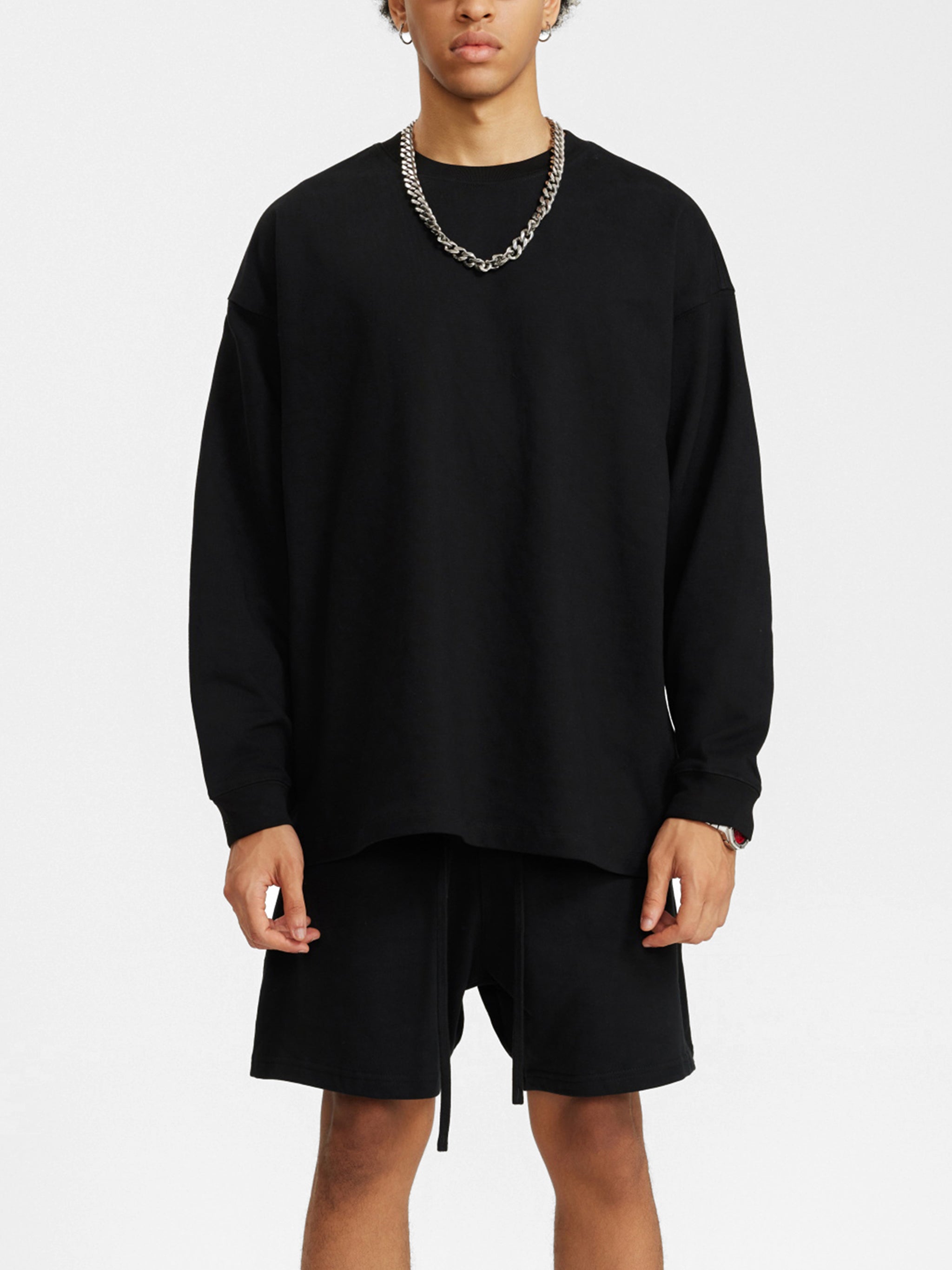 🔥Premium Drop-Shoulder Streetwear Long Sleeve | 9oz Loose Fit