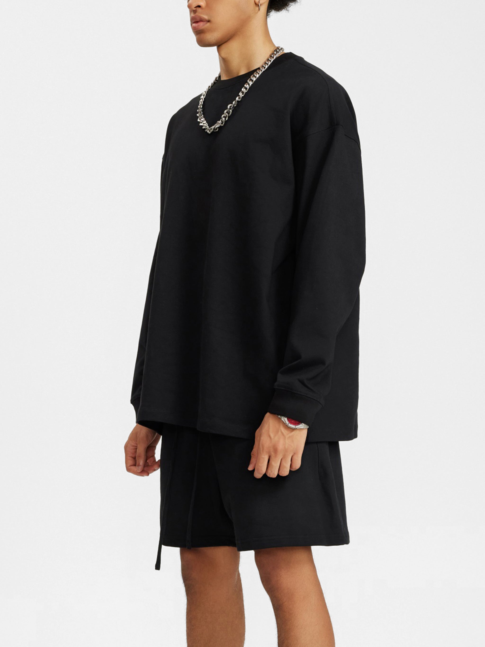 🔥Premium Drop-Shoulder Streetwear Long Sleeve | 9oz Loose Fit