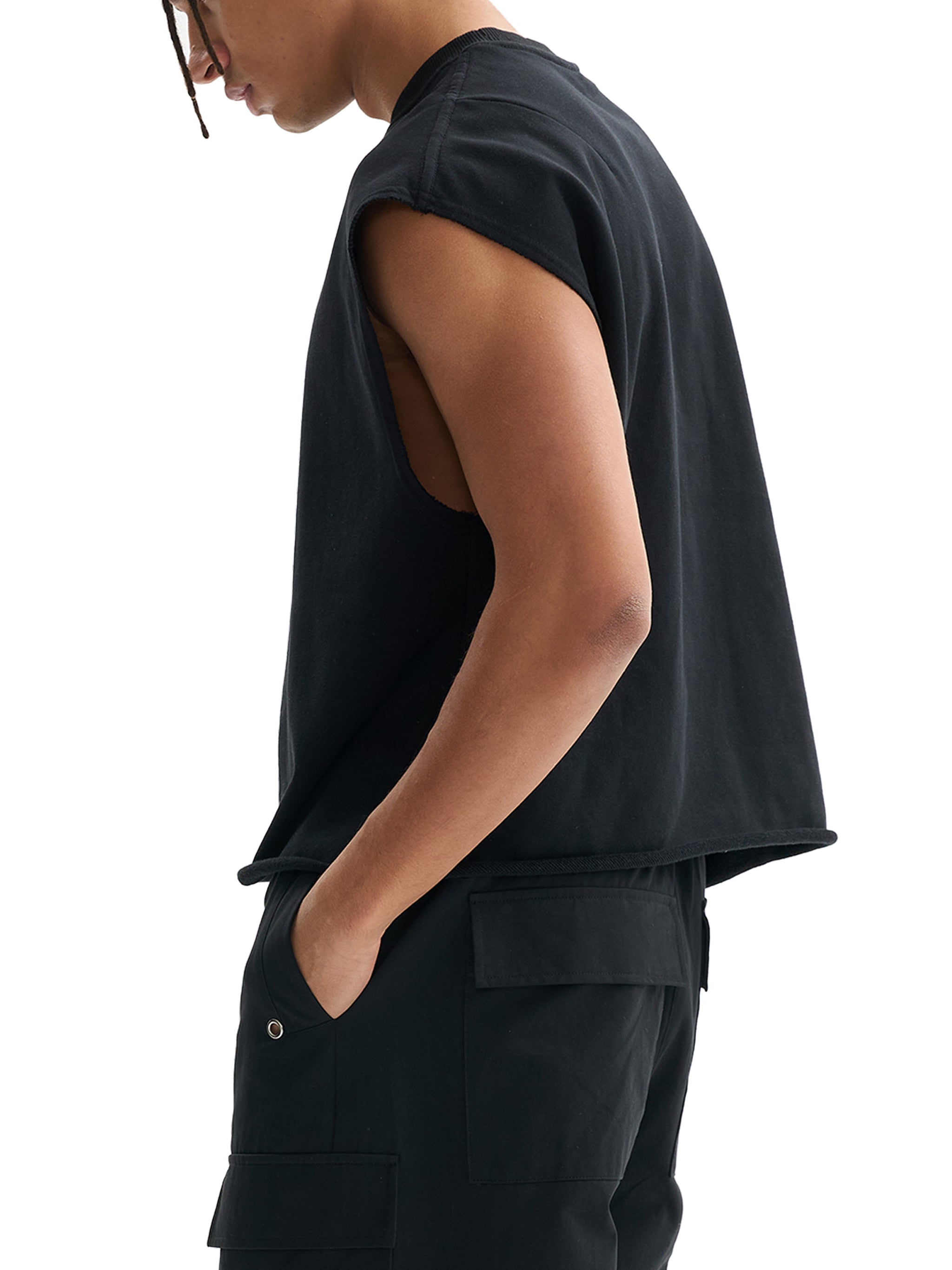 🔥The "Urban Muscle" Tank | Heavyweight Frayed Sleeveless Essential