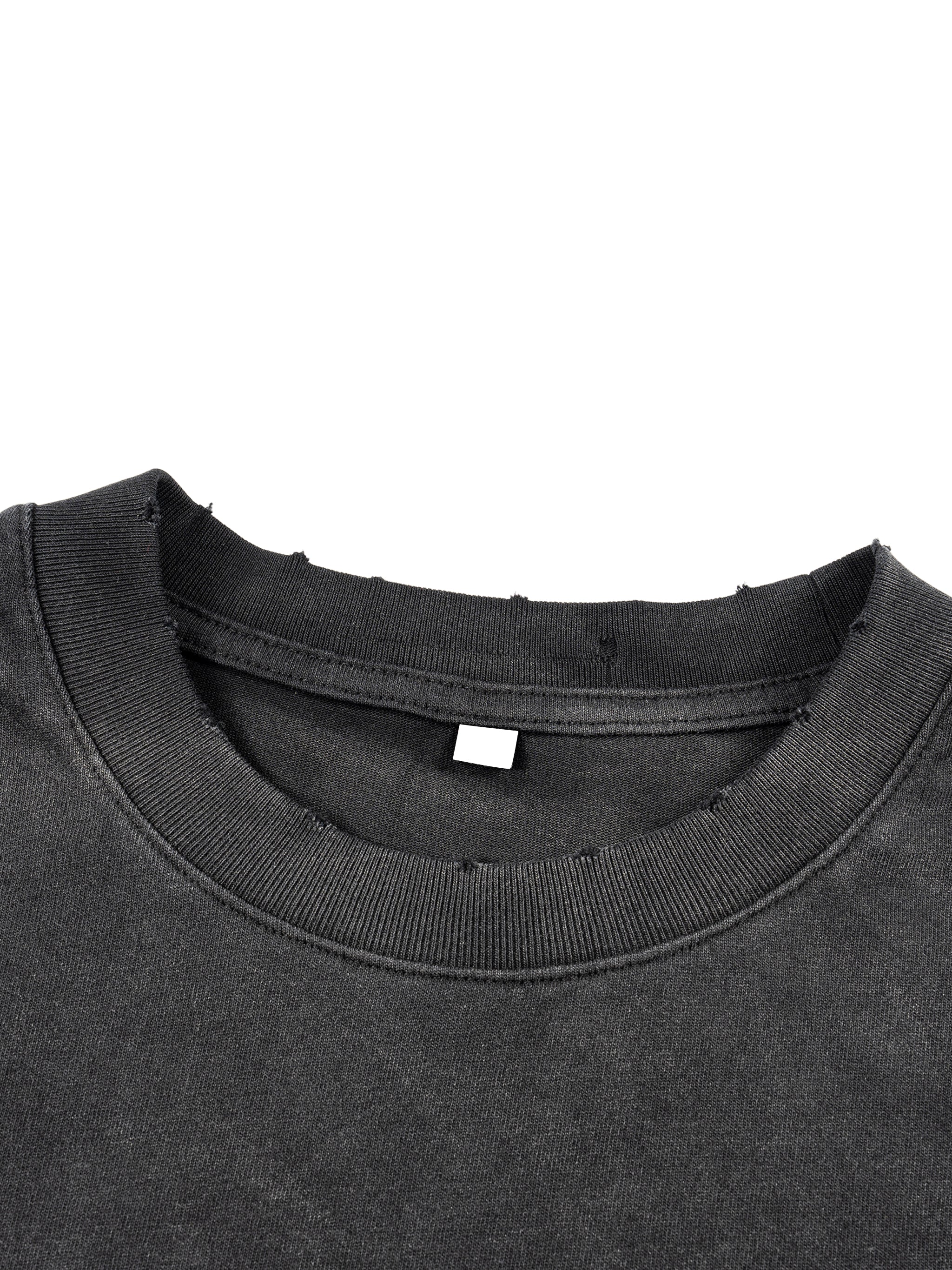 🔥Hand-Distressed Oversized Long Sleeve | 100% Heavyweight Cotton