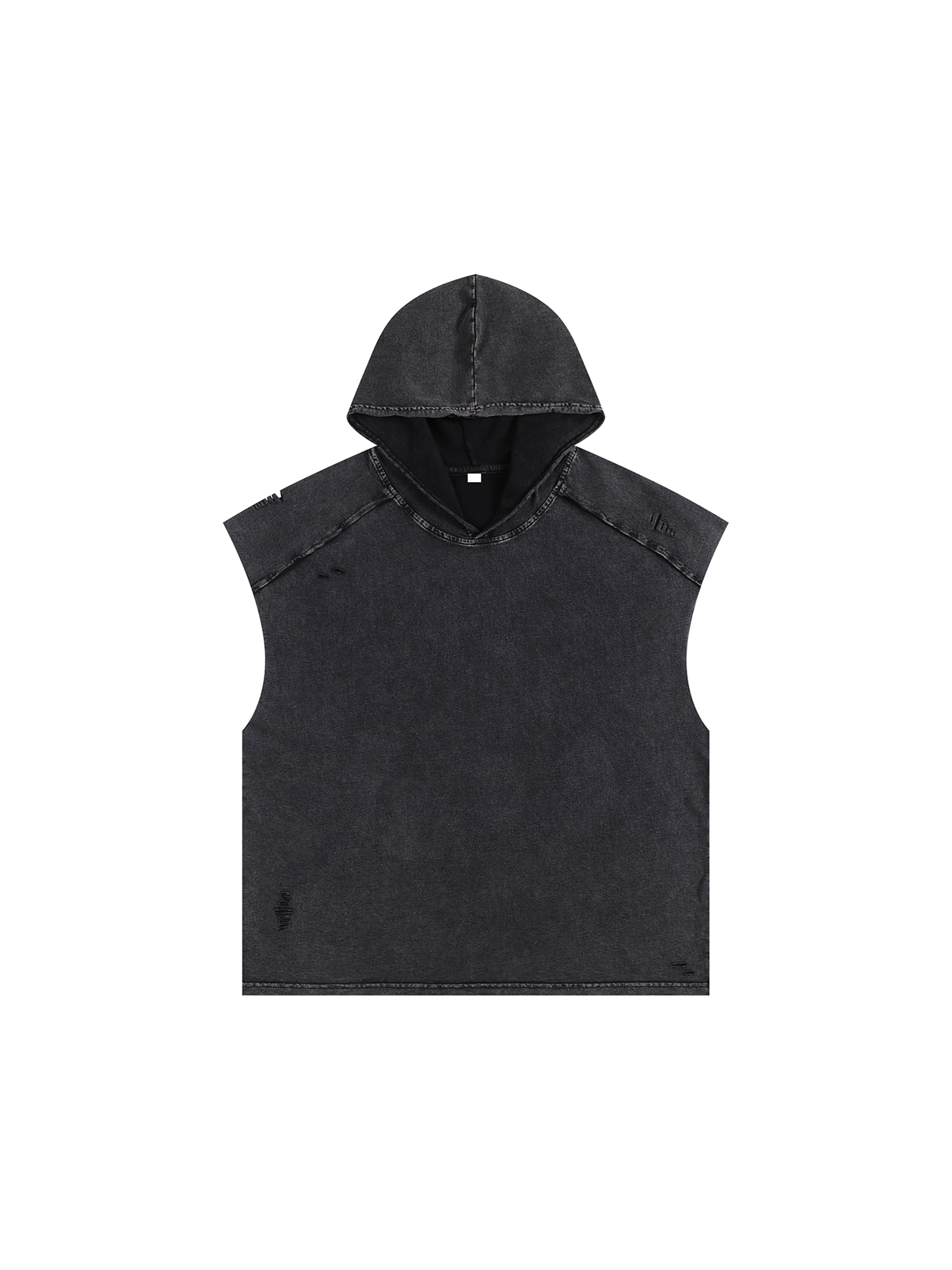 🔥The "Muscle" Streetwear Hoodie | 270 GSM Raw Edge Tank