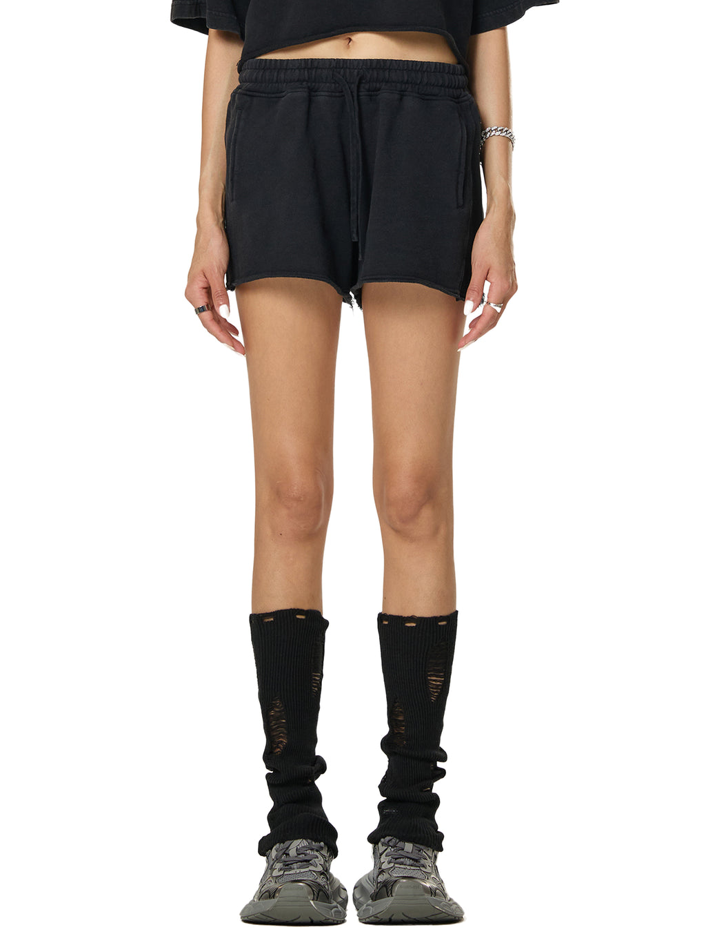 🔥The "Summer Edge" Frayed Shorts | 8.8oz High-Waisted Cotton
