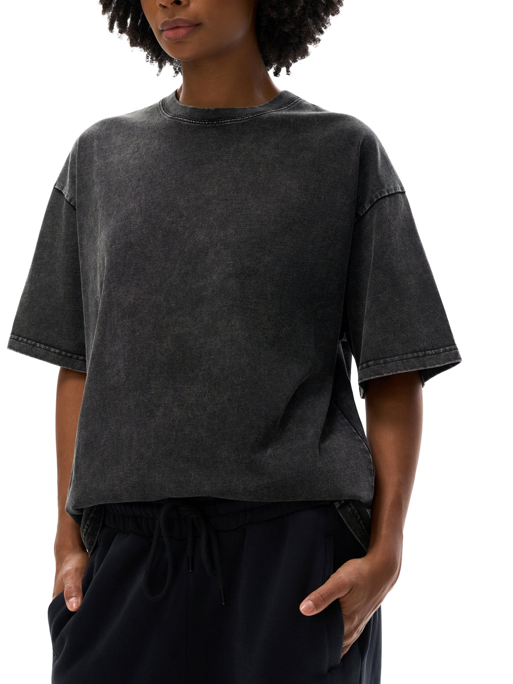 🔥The "Street Marble" Washed Tee | Unisex Loose Fit Drop Shoulder