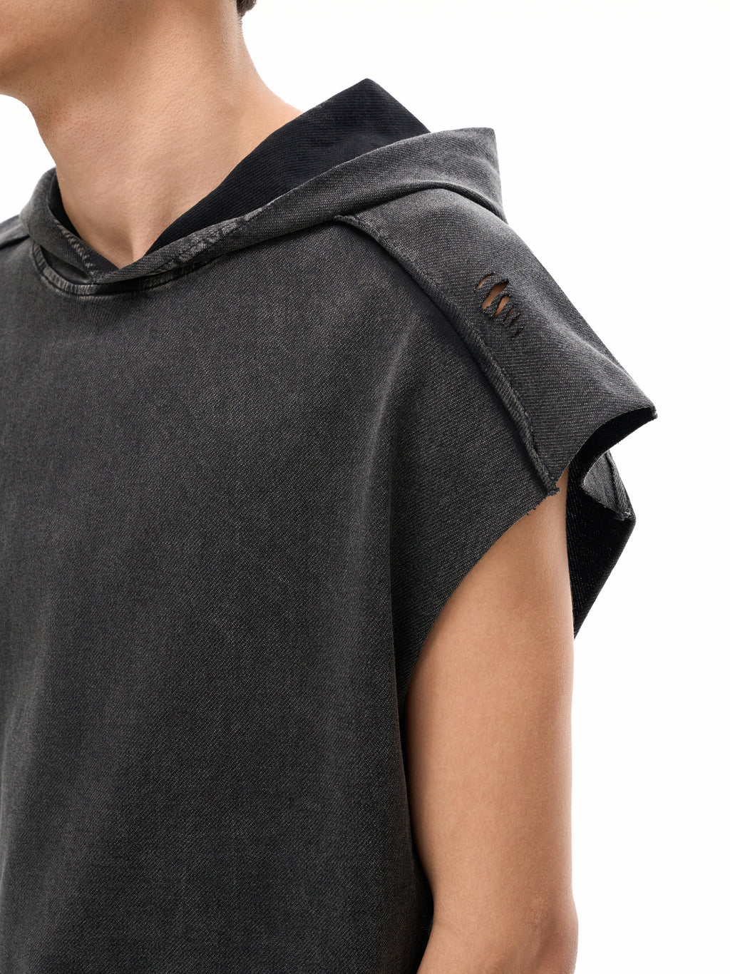 🔥The "Muscle" Streetwear Hoodie | 270 GSM Raw Edge Tank