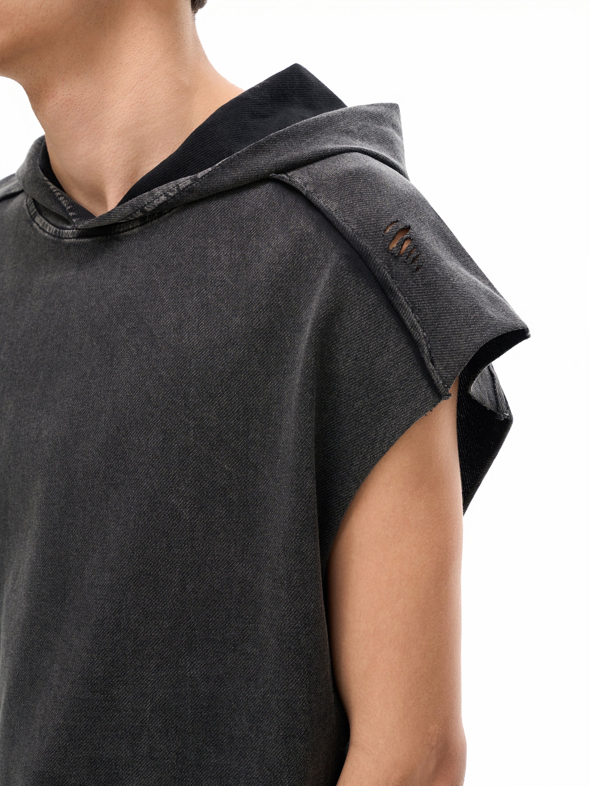 🔥The "Muscle" Streetwear Hoodie | 270 GSM Raw Edge Tank