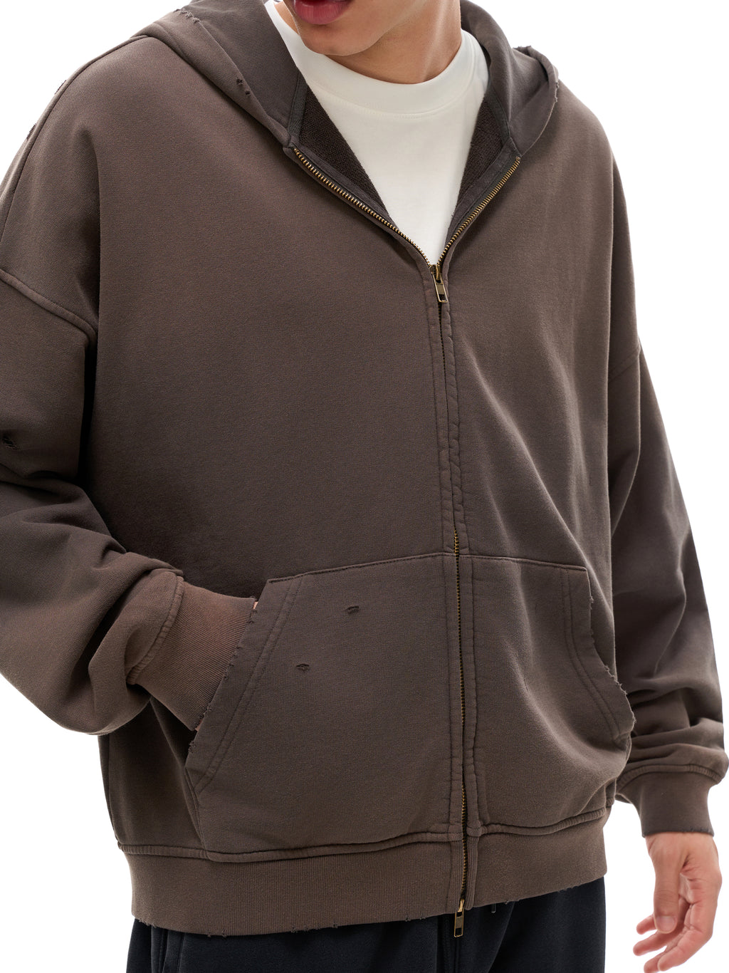 🔥Artisanal Vintage Washed Hoodie | Oversized Drop Shoulder Fit