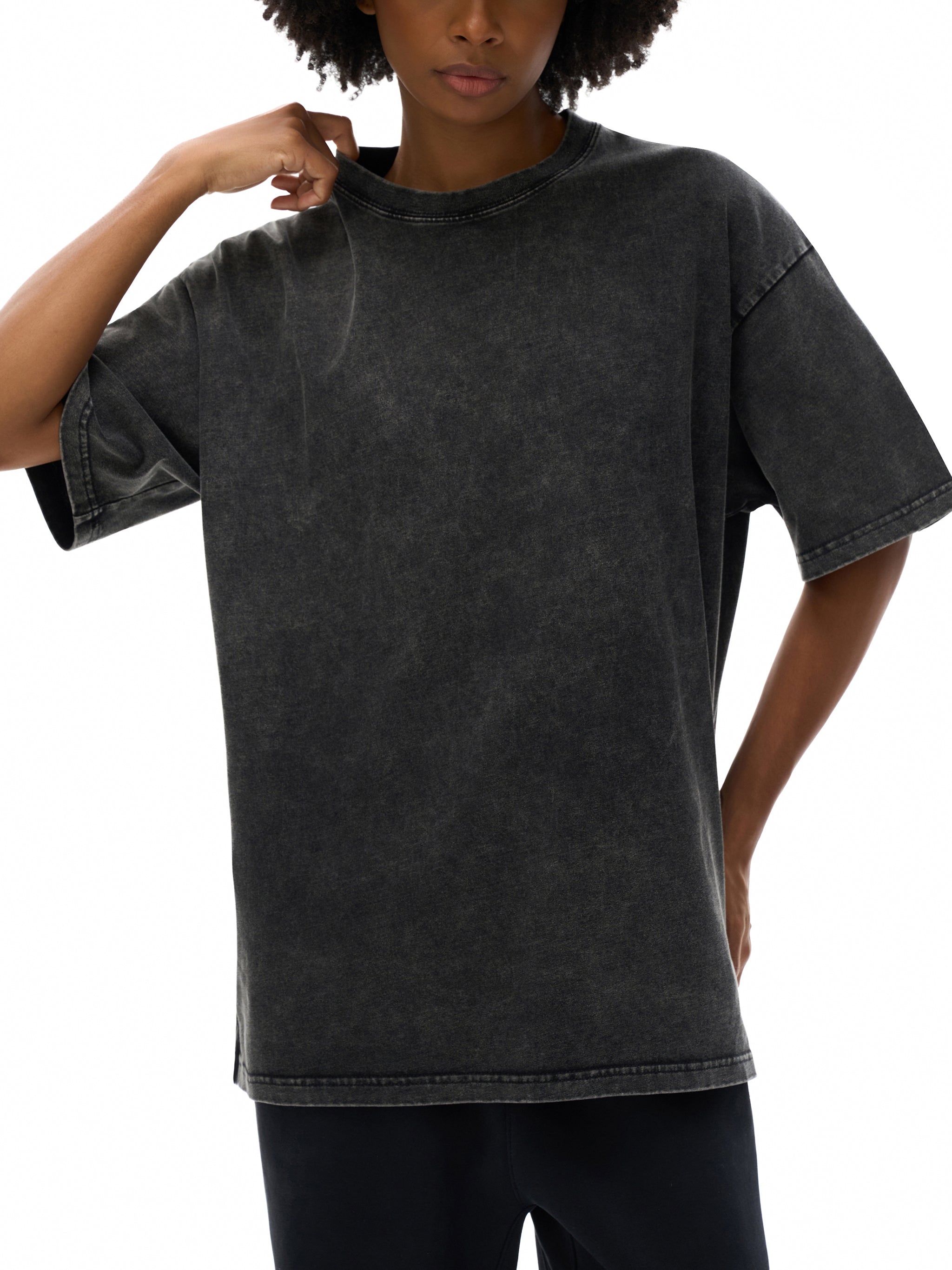 🔥The "Street Marble" Washed Tee | Unisex Loose Fit Drop Shoulder