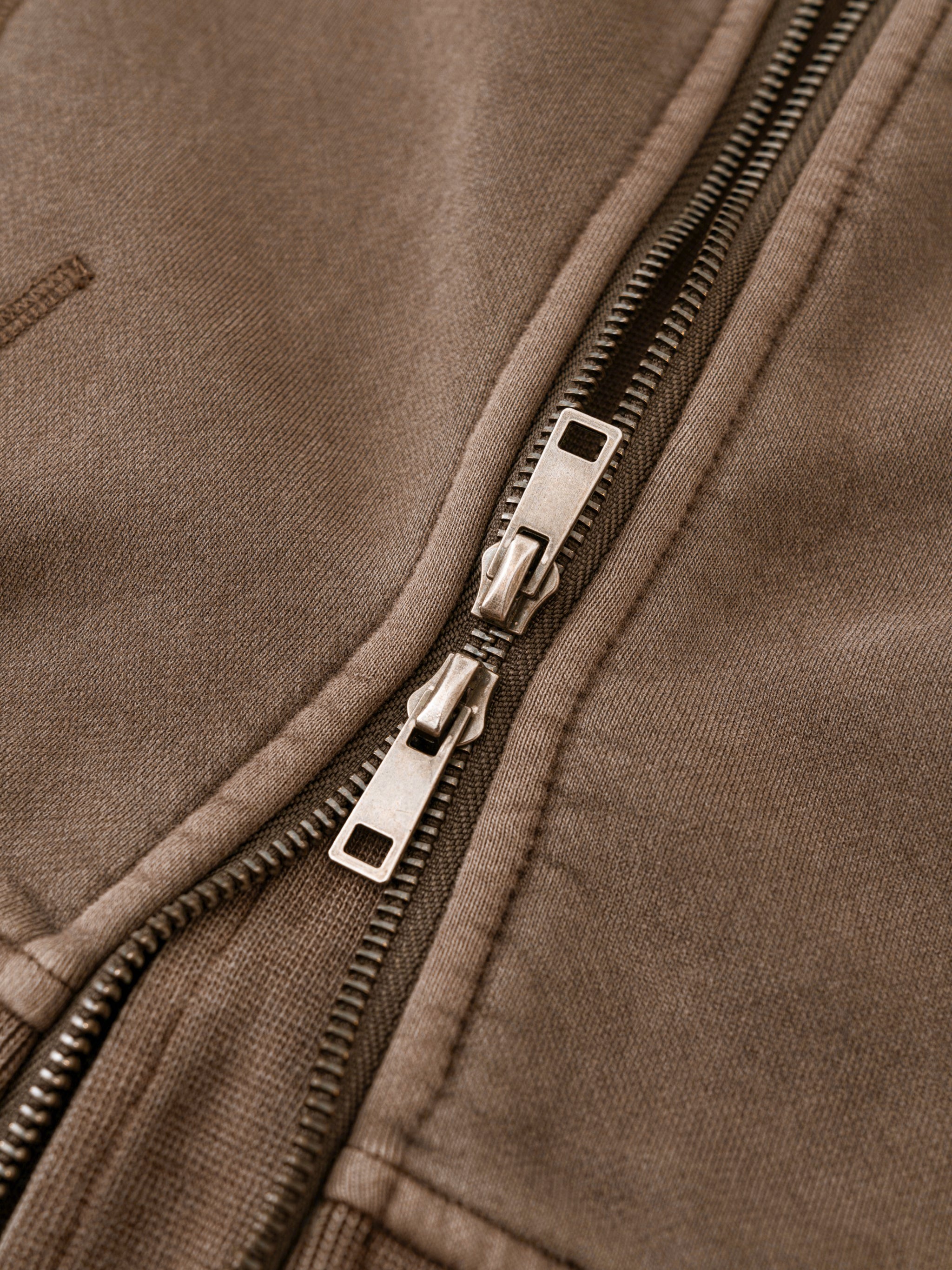🔥The "Icon" Cropped Zip Hoodie | Vintage Patchwork Essential