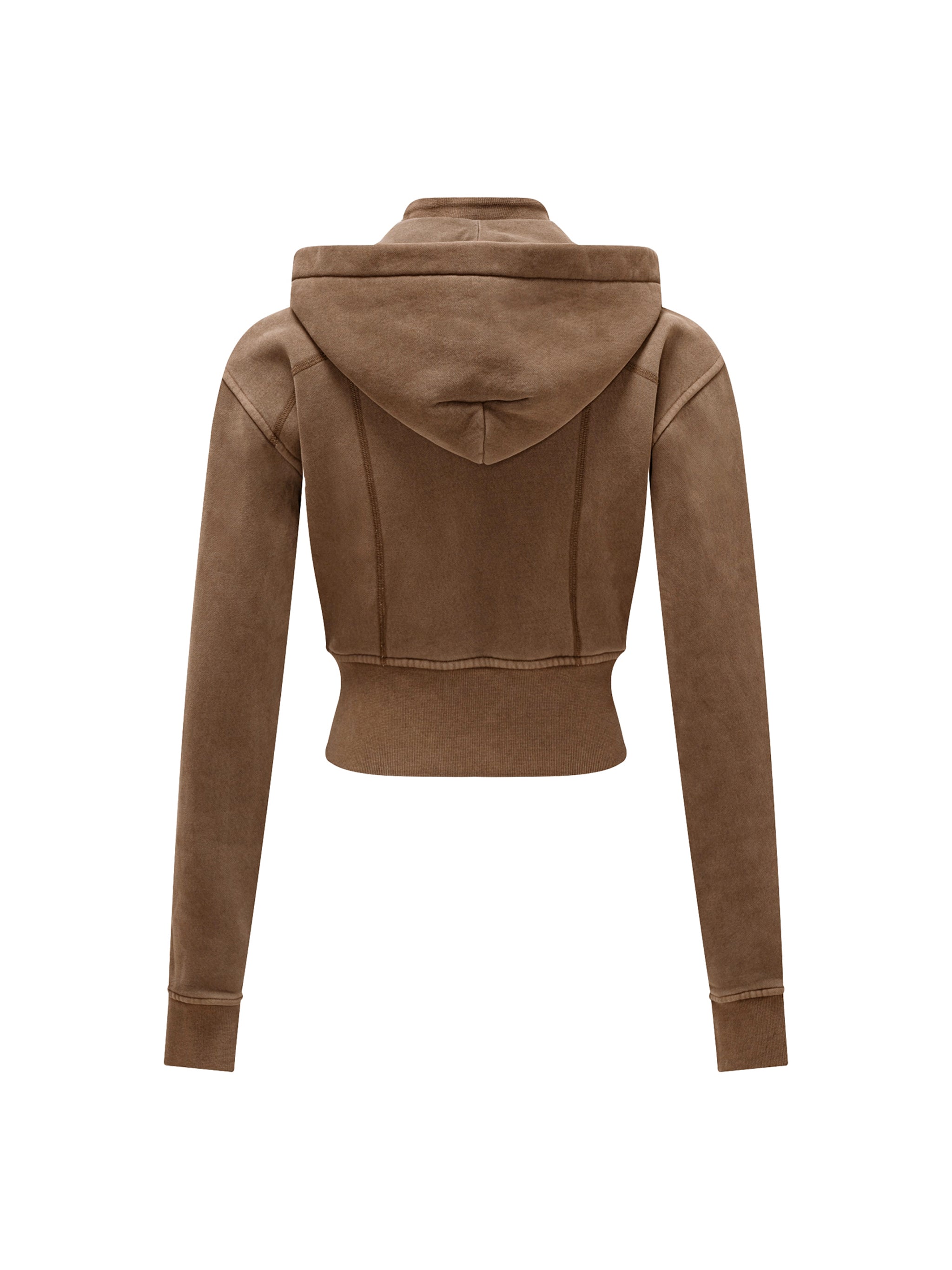 🔥The "Icon" Cropped Zip Hoodie | Vintage Patchwork Essential
