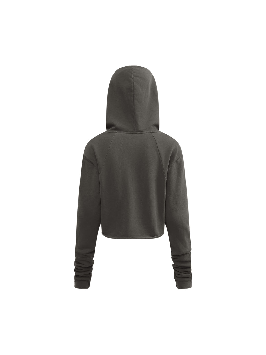 🔥Vintage Washed Bodycon Hoodie | Premium 9.4oz Pleated Crop