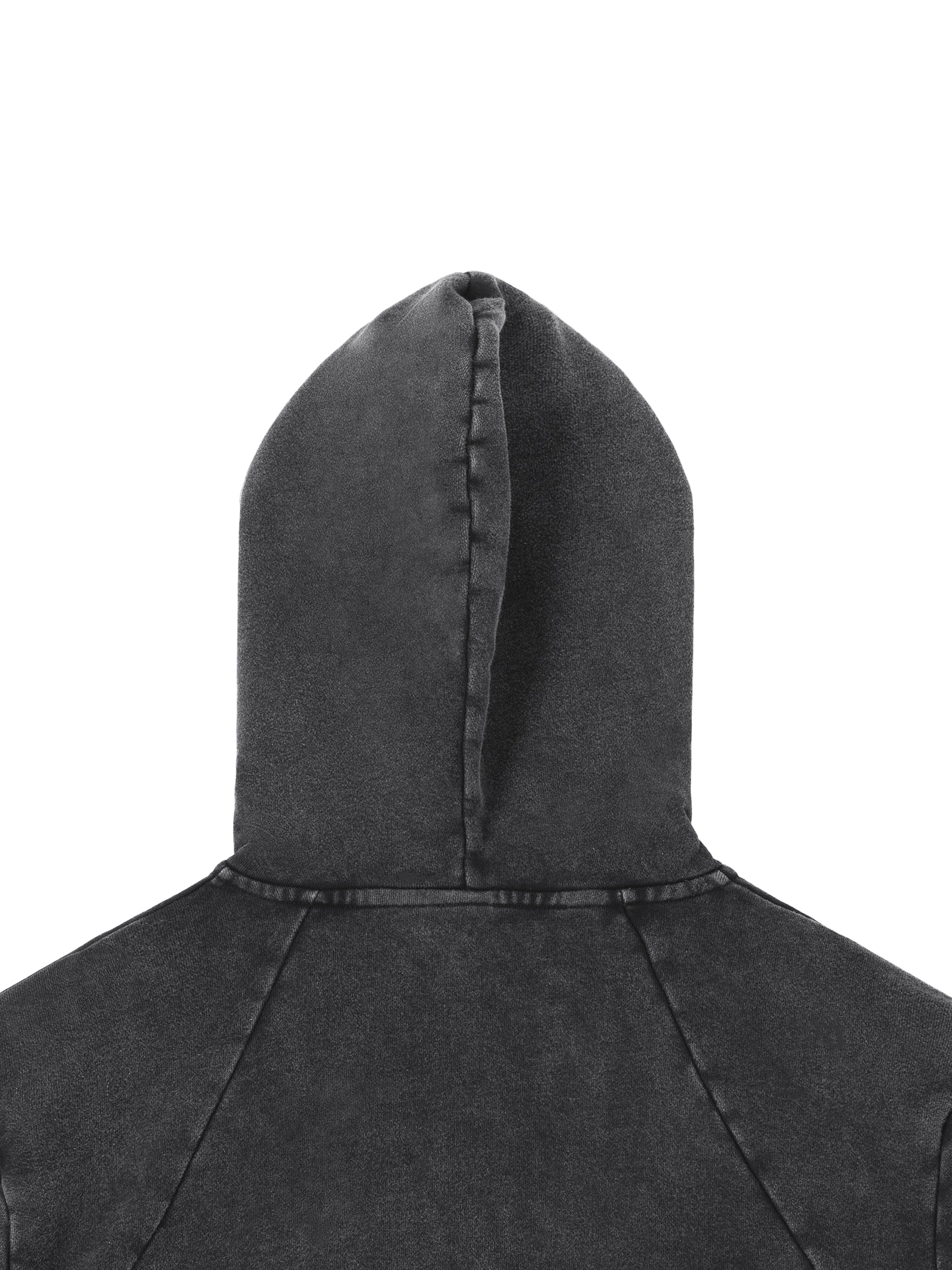🔥Vintage Washed Bodycon Hoodie | Premium 9.4oz Pleated Crop