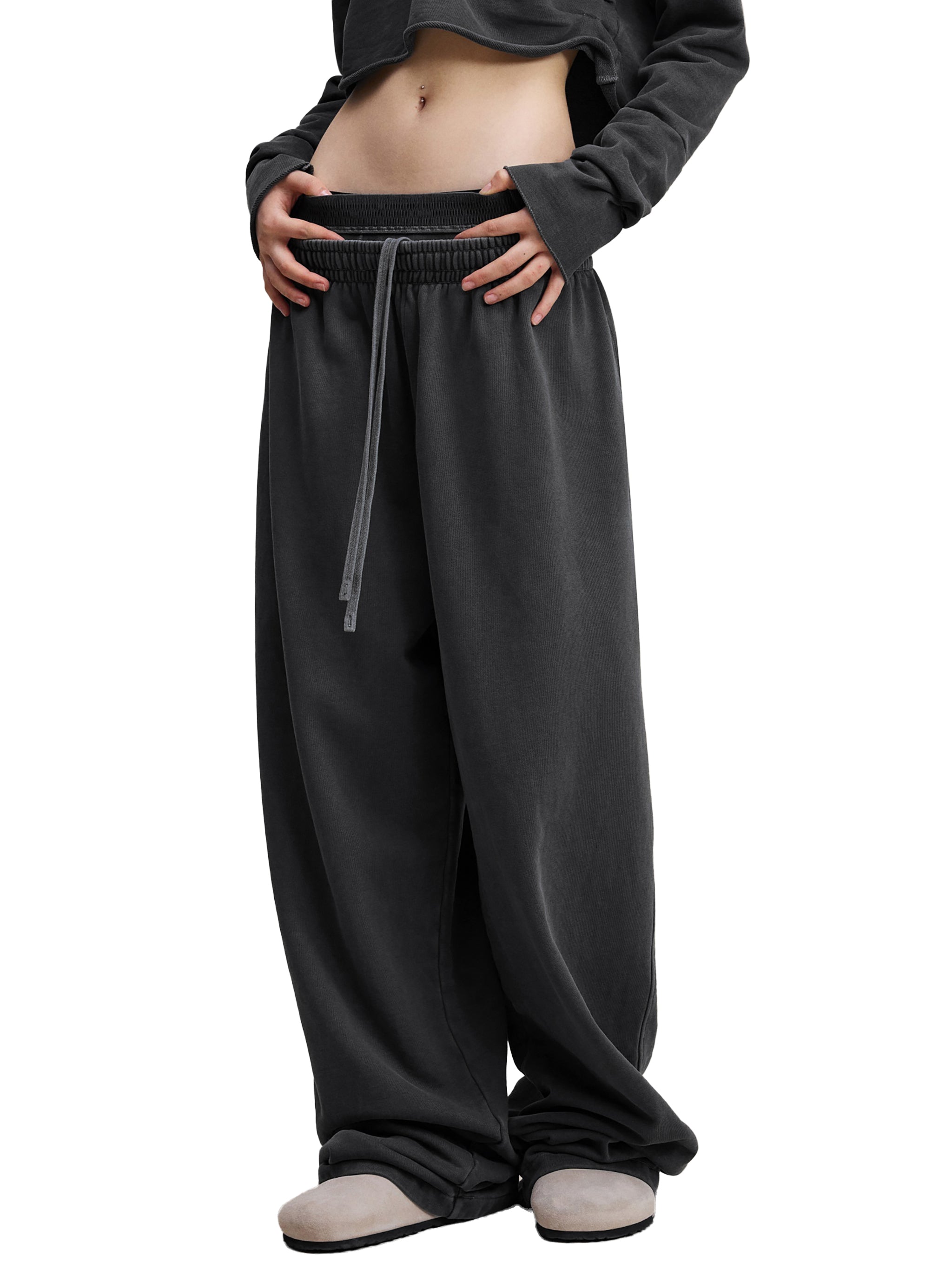 🔥The "Anywhere" Heavyweight Sweatpant | Mid-Waist Drawstring Essential